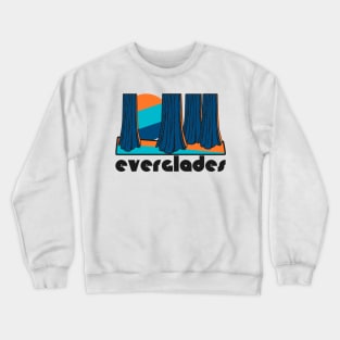 Retro Everglades ))(( Tourist Souvenir National Park Design Crewneck Sweatshirt